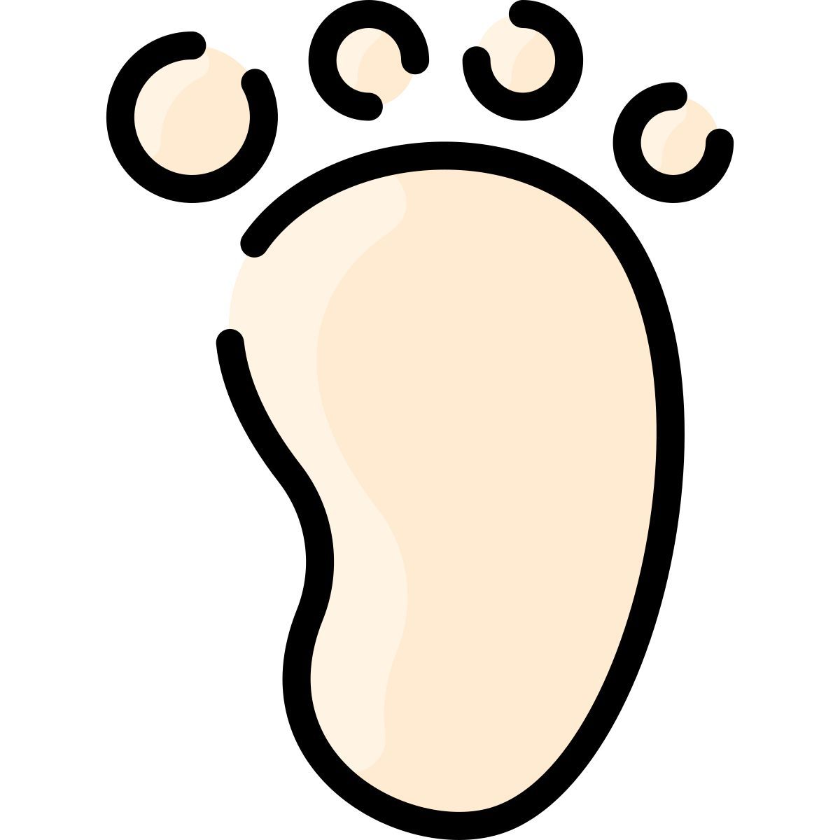 menschlicher fußabdruck icon