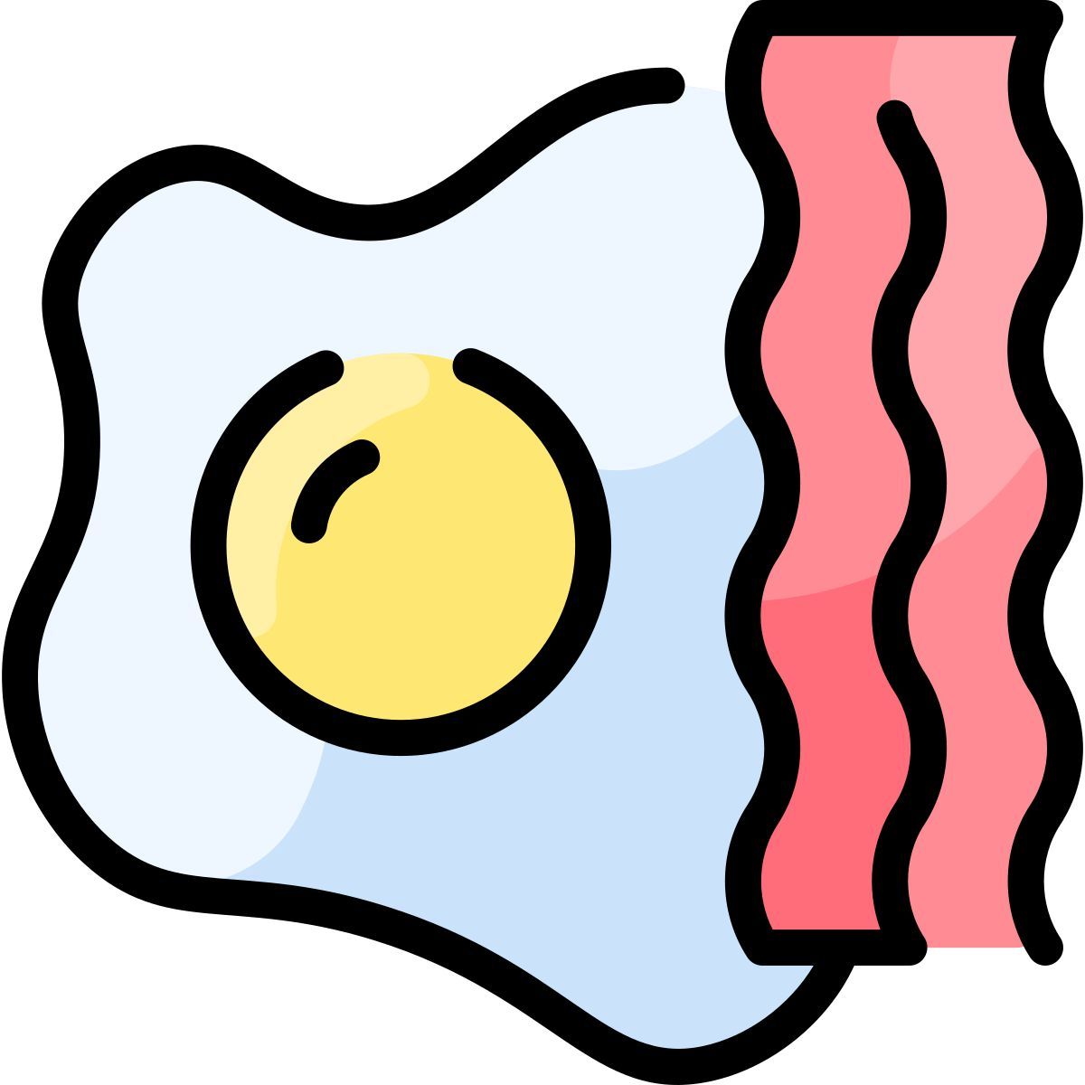 fried eggs icon
