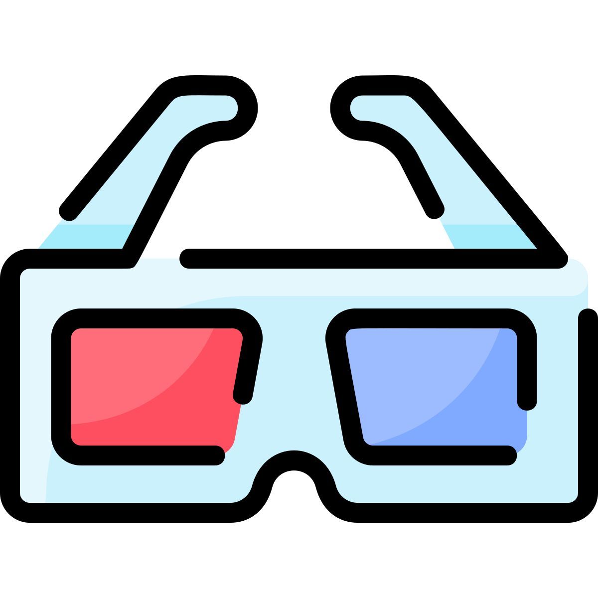3d glasses icon