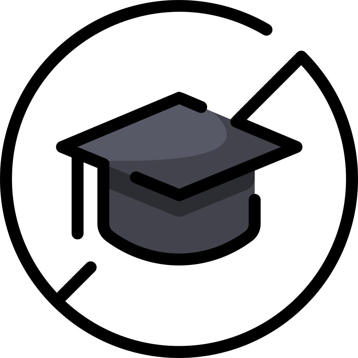 graduation cap icon