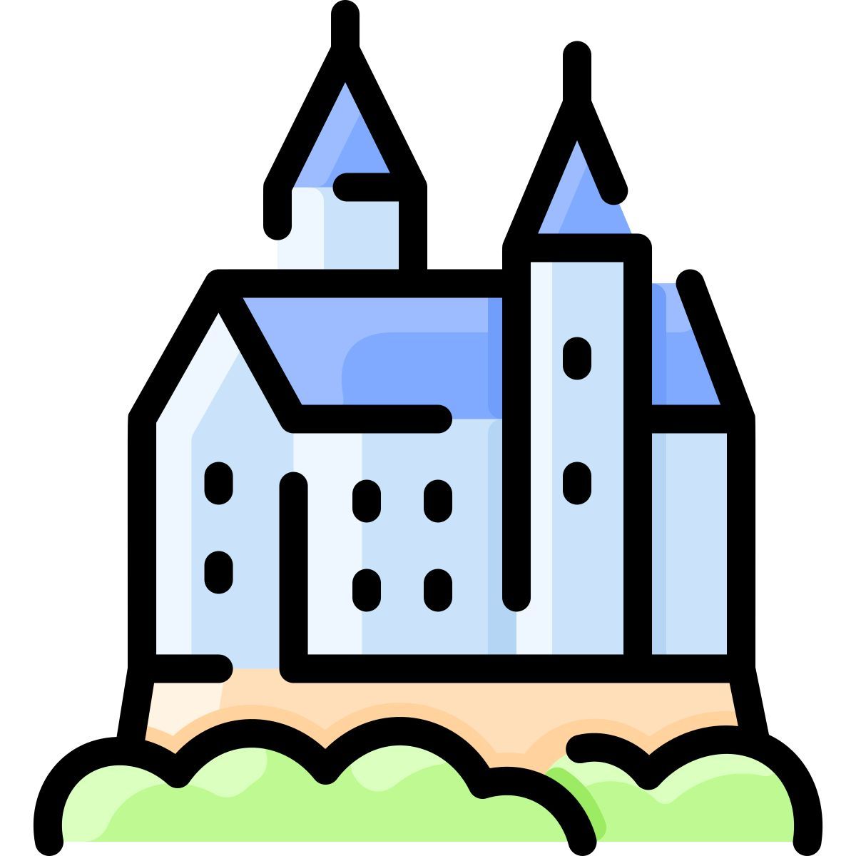 neuschwanstein castle icon