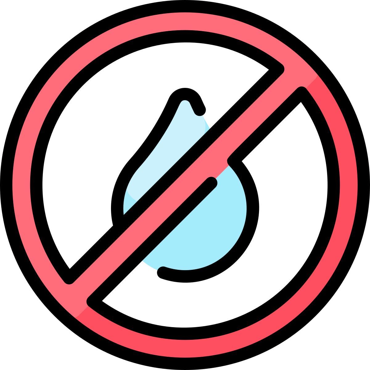 no liquid icon