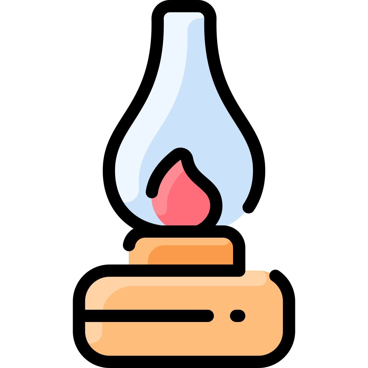 oil lamp icon