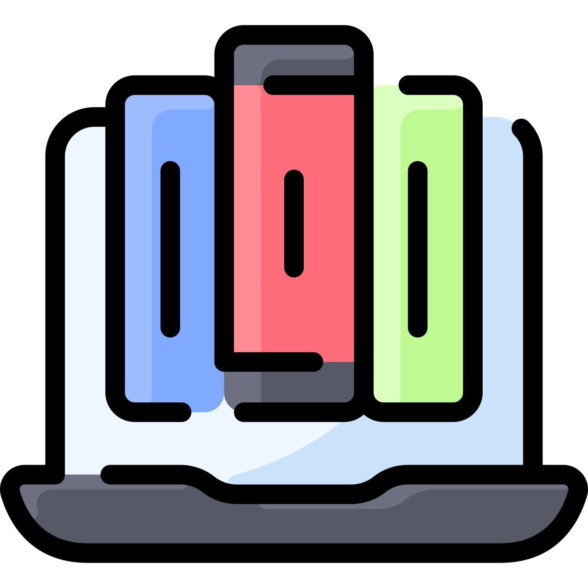 biblioteca online icon