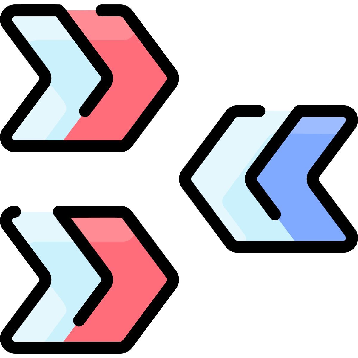 opposite icon