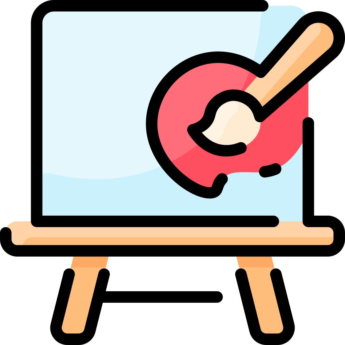 paint canvas icon