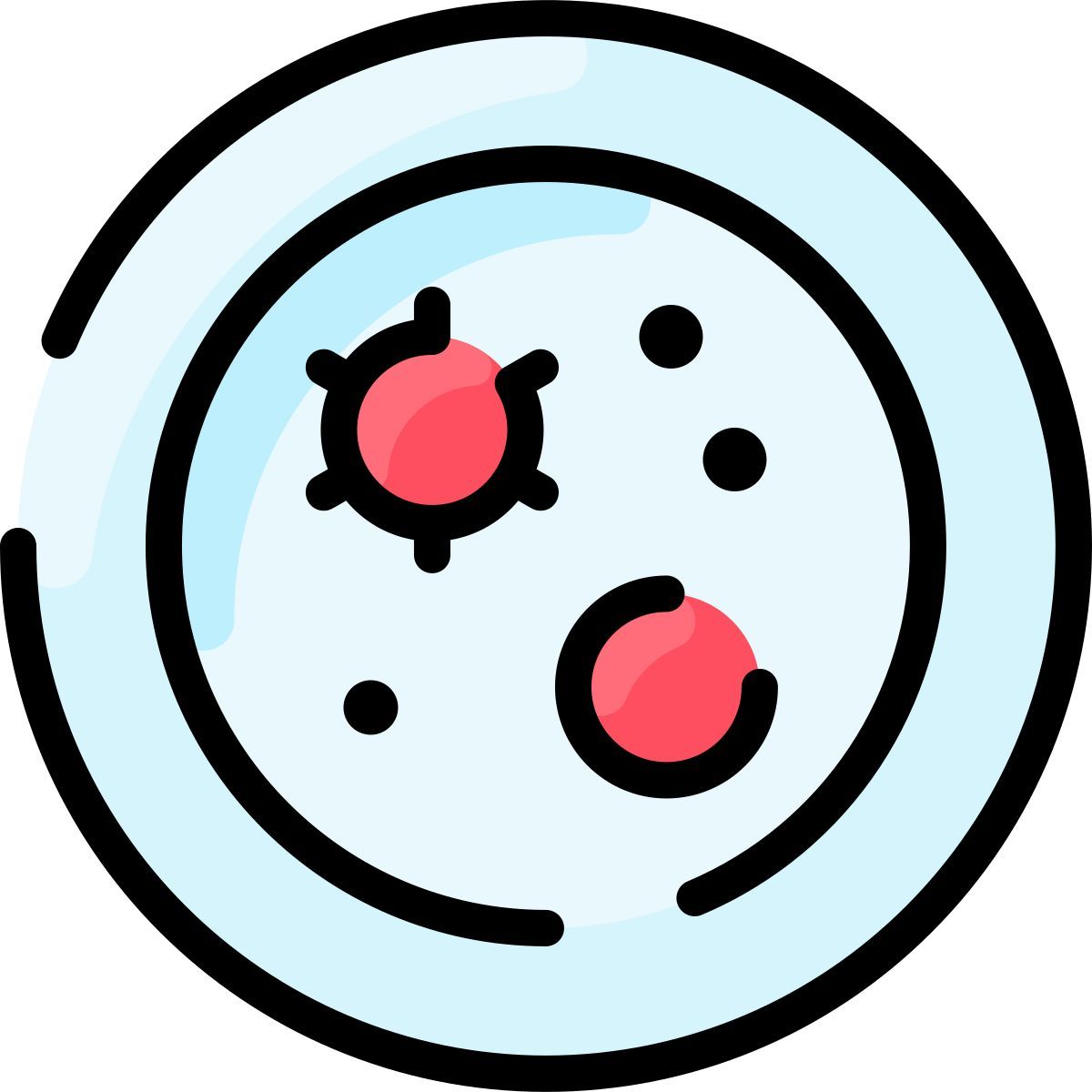 petri dish icon