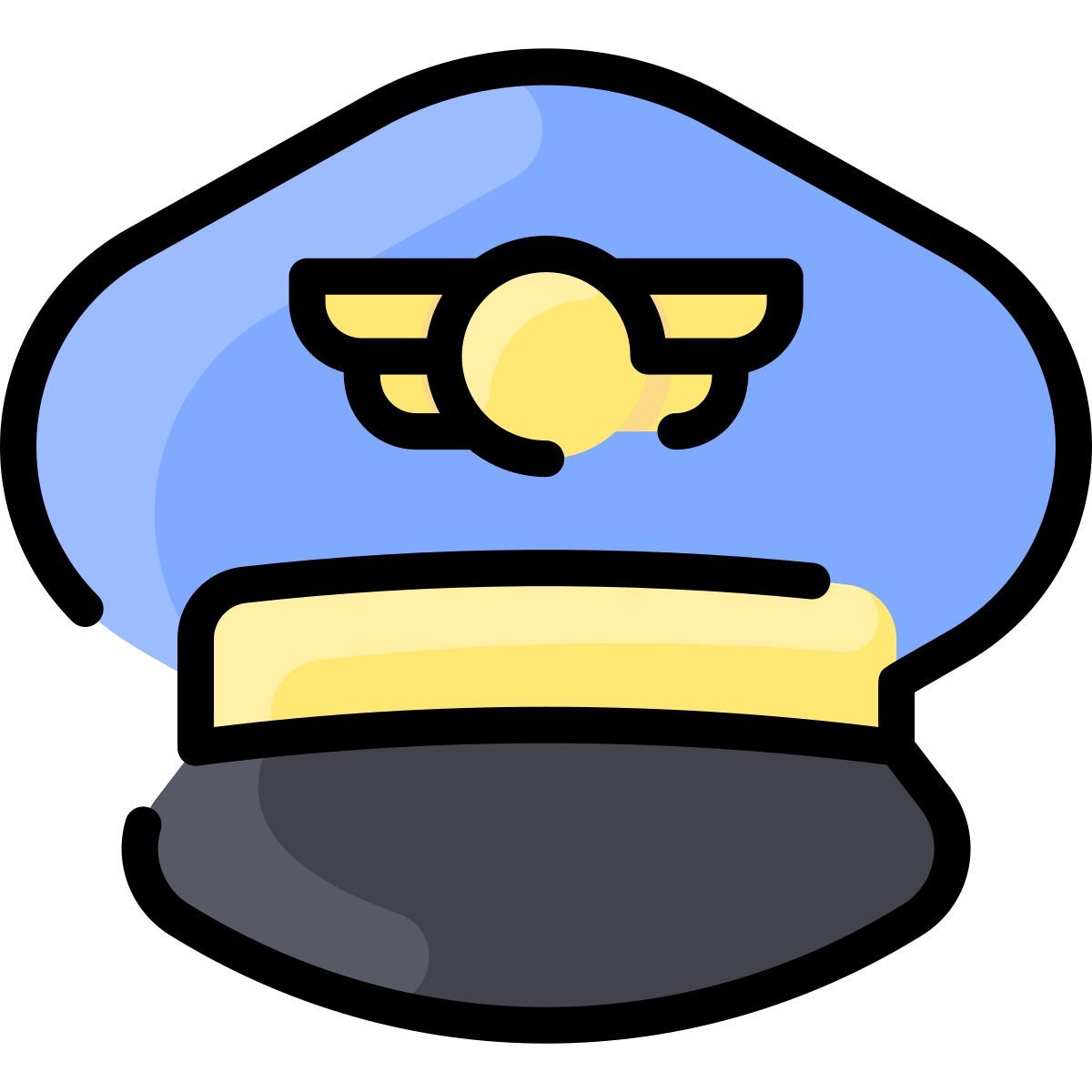 pilot hat icon