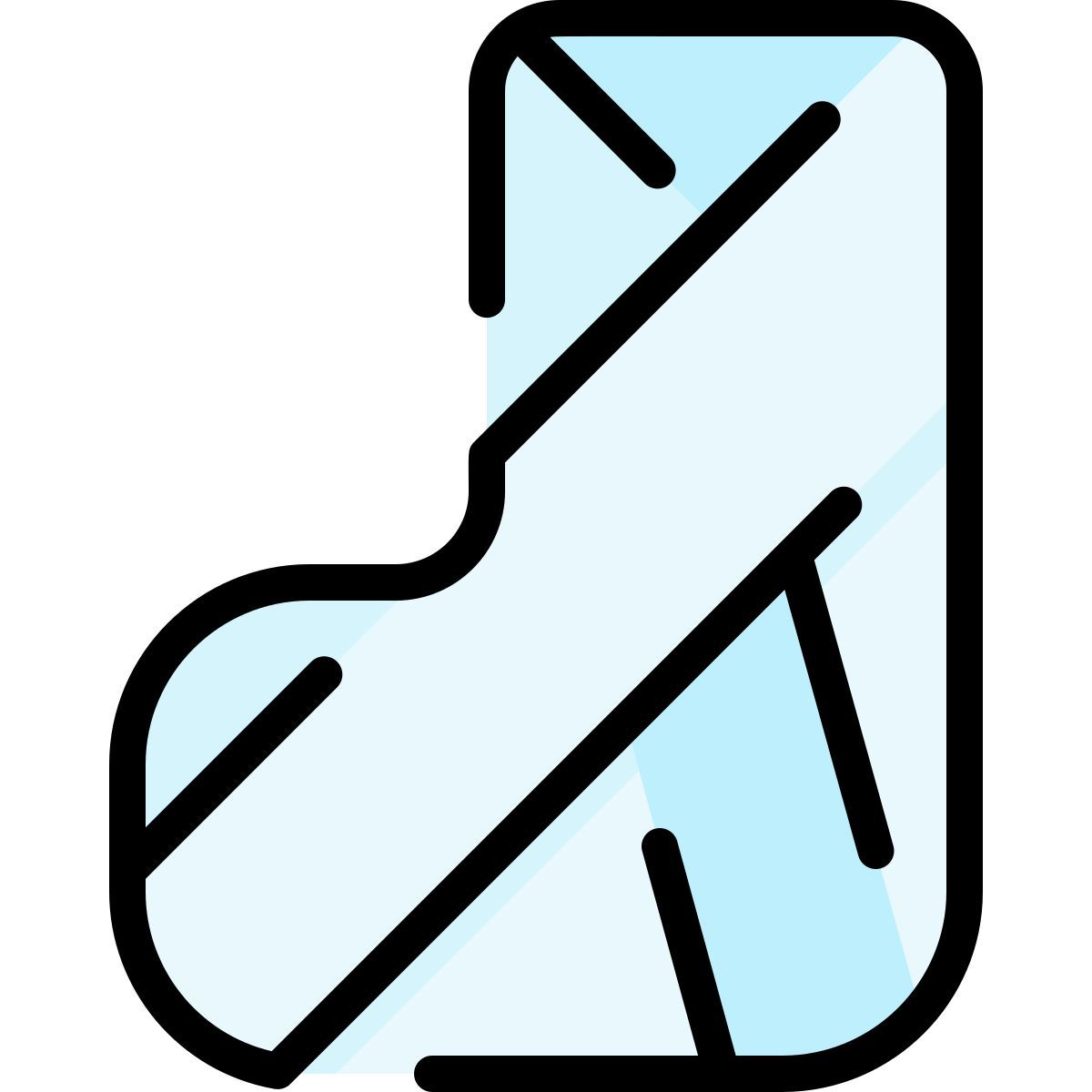 plastered foot icon