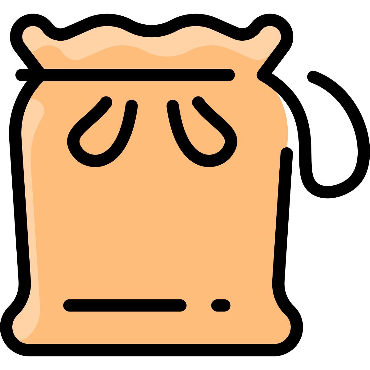 pouch bag icon