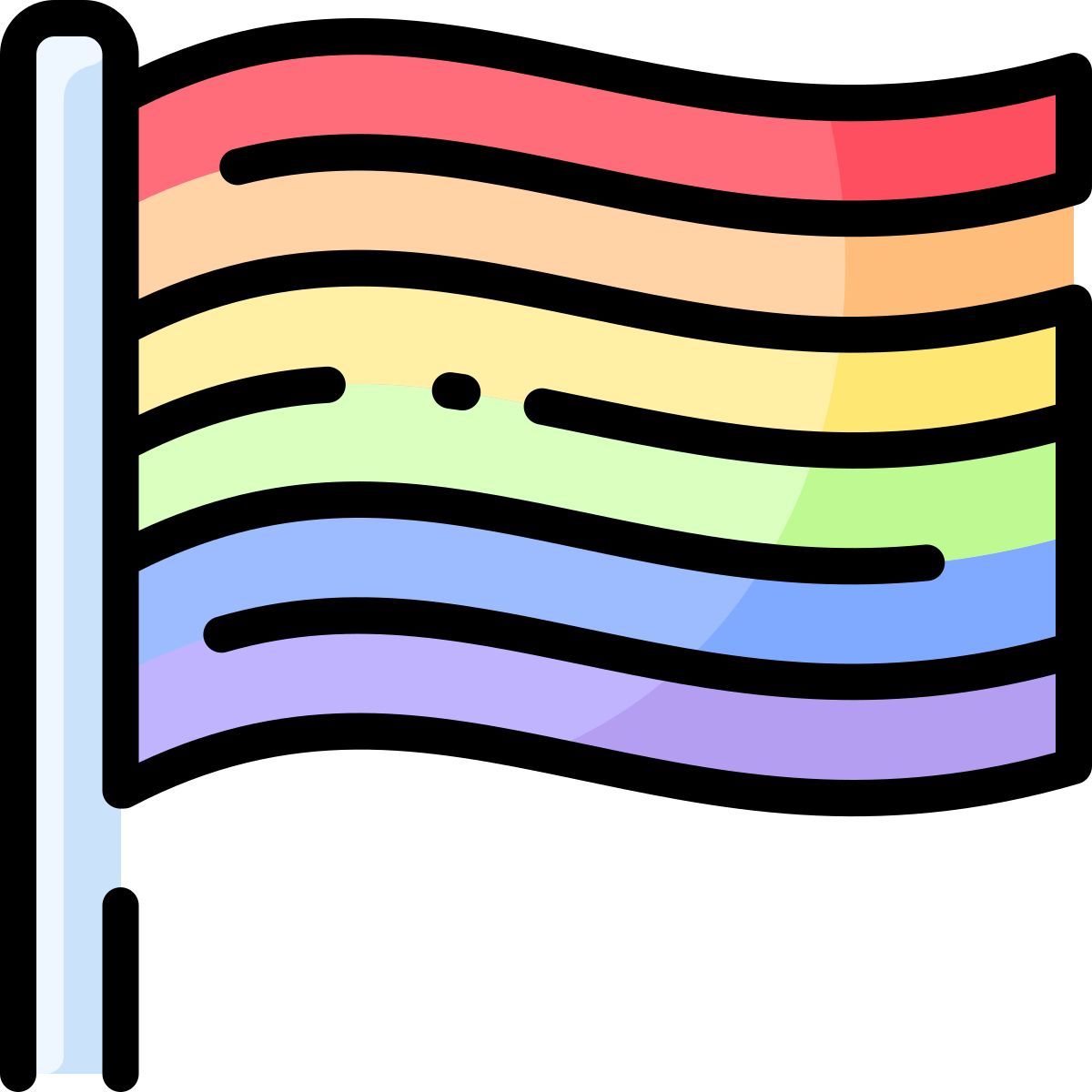 bandera del arcoíris icon