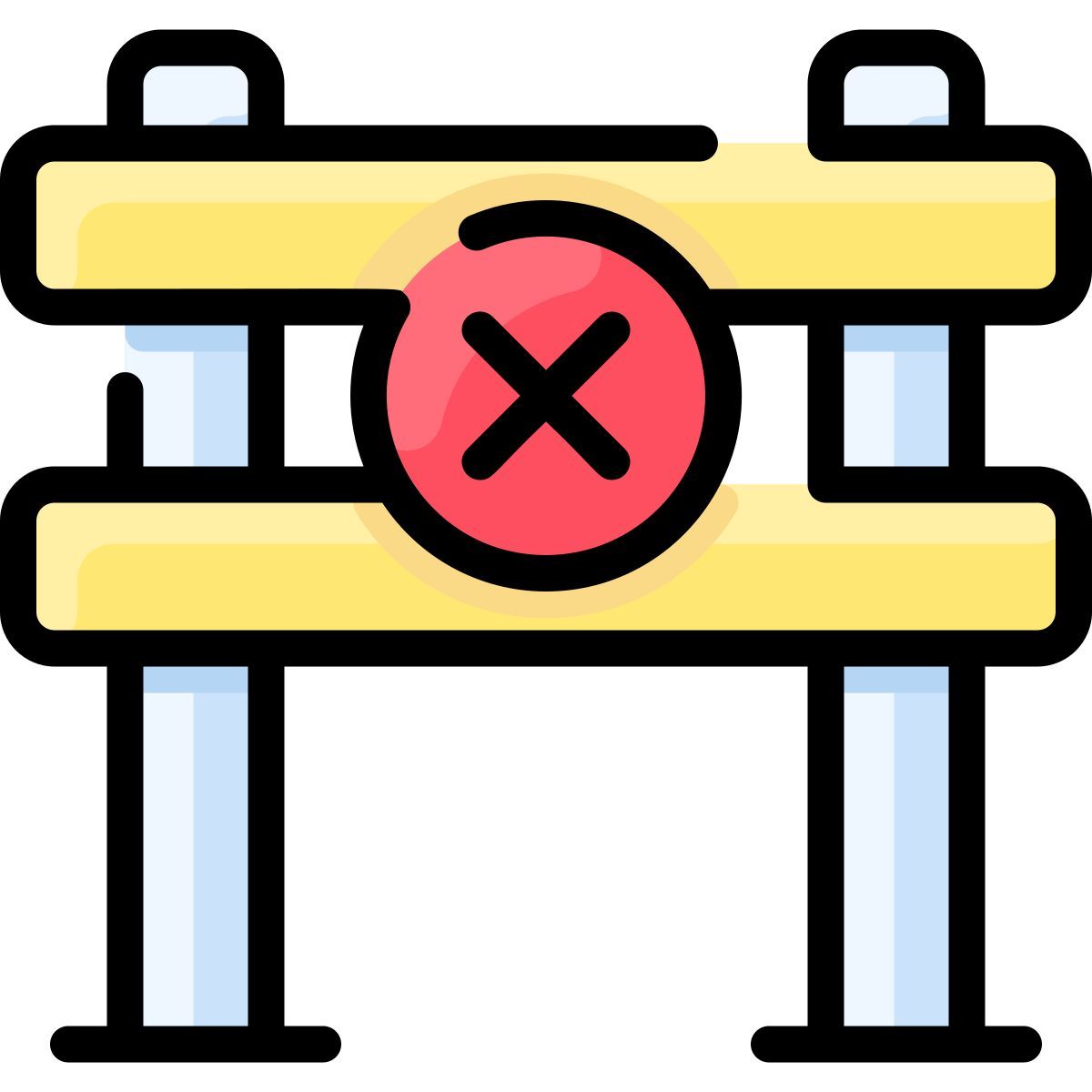 road block icon