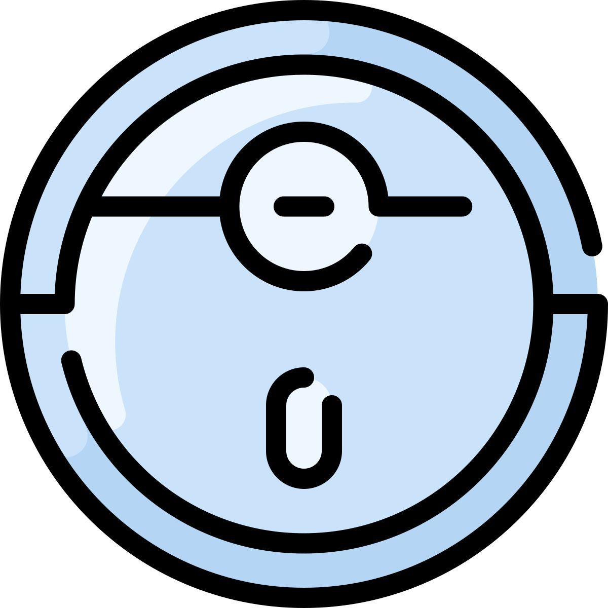 robot vacuum cleaner icon