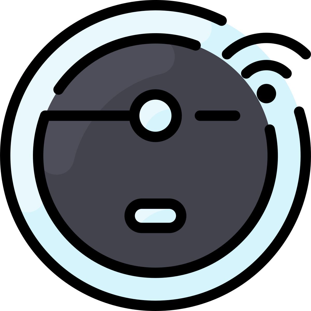 robot vacuum cleaner icon