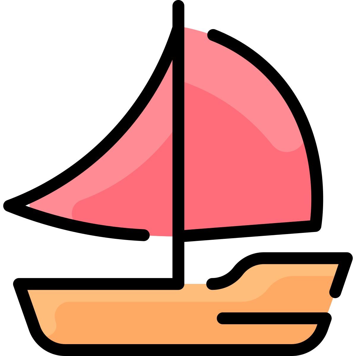 sailing boat icon