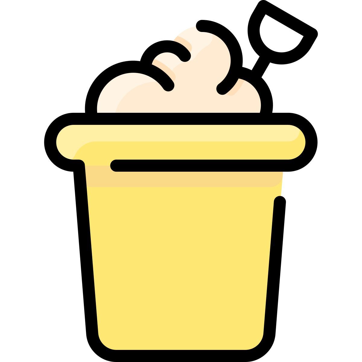 sand bucket icon