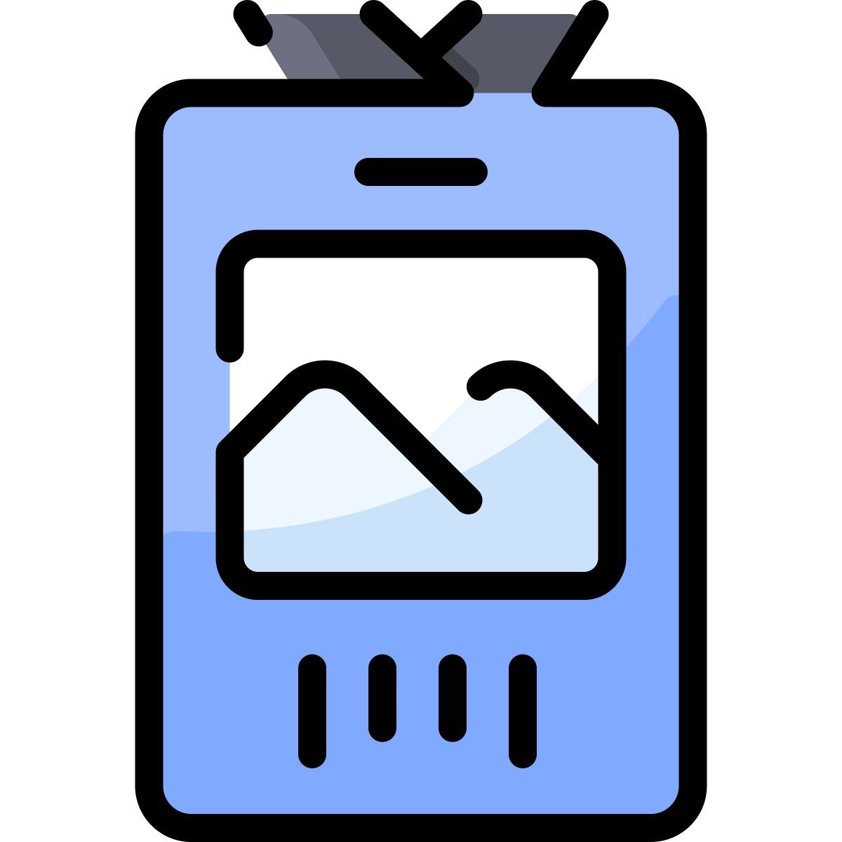 ski pass icon