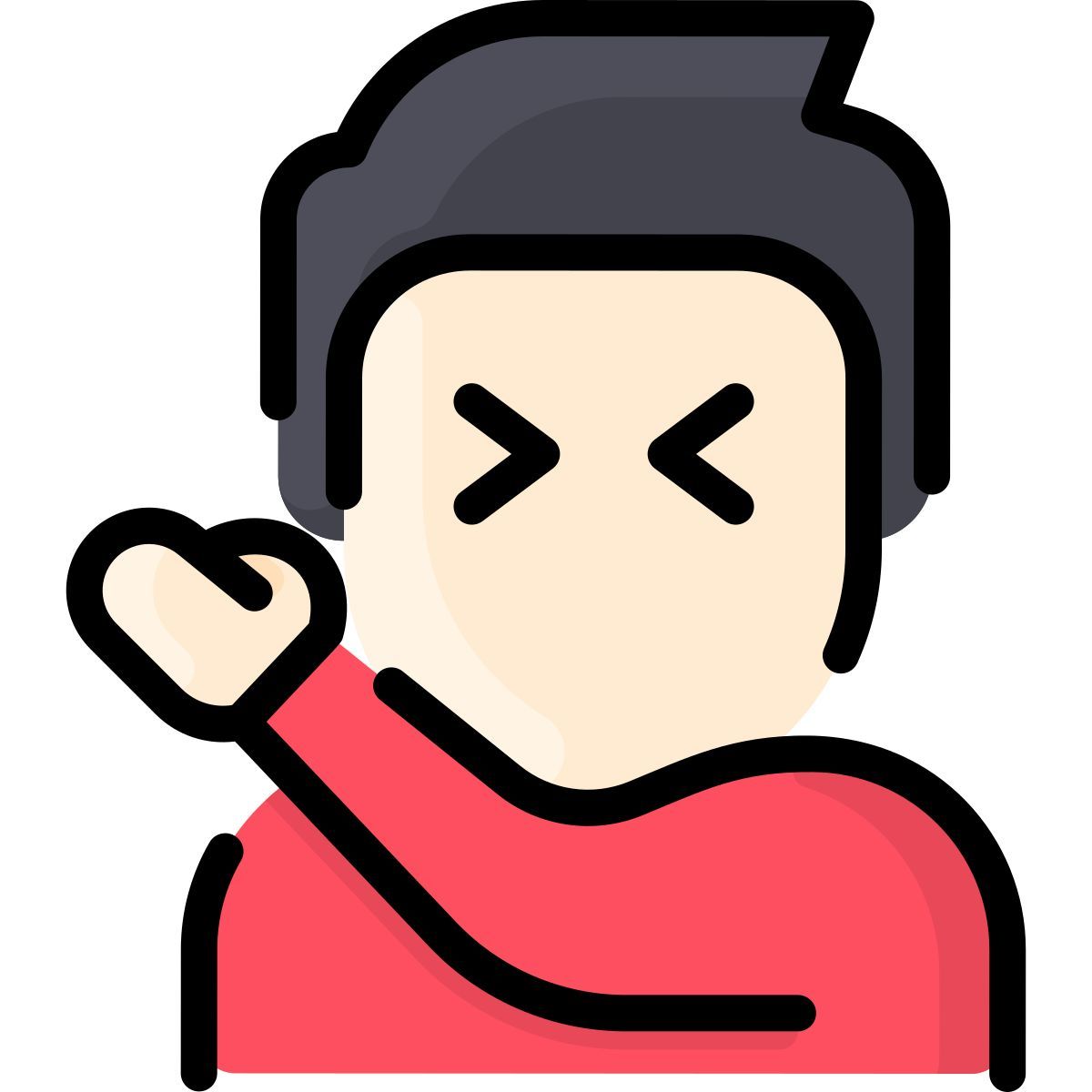 sneezing icon