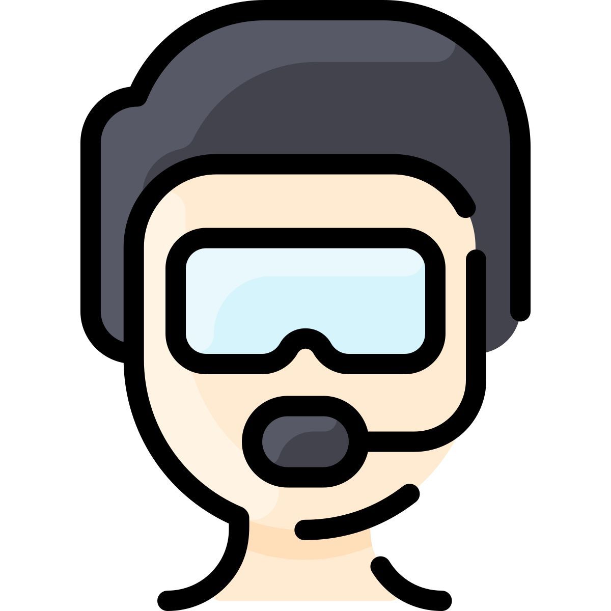 snorkeling icon
