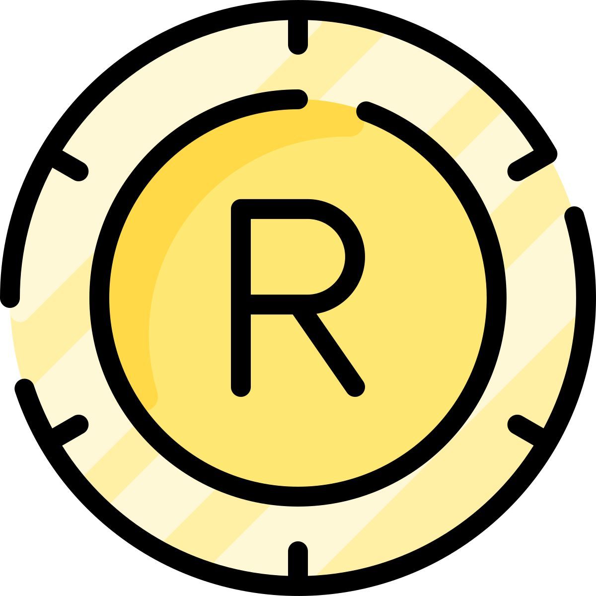 south african rand icon