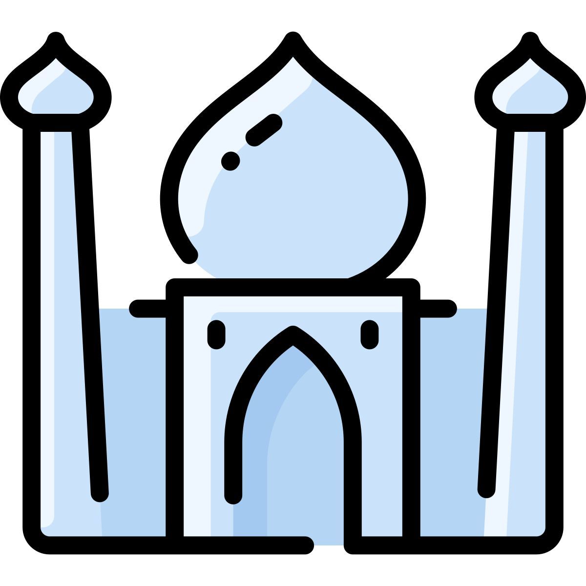 taj mahal icon
