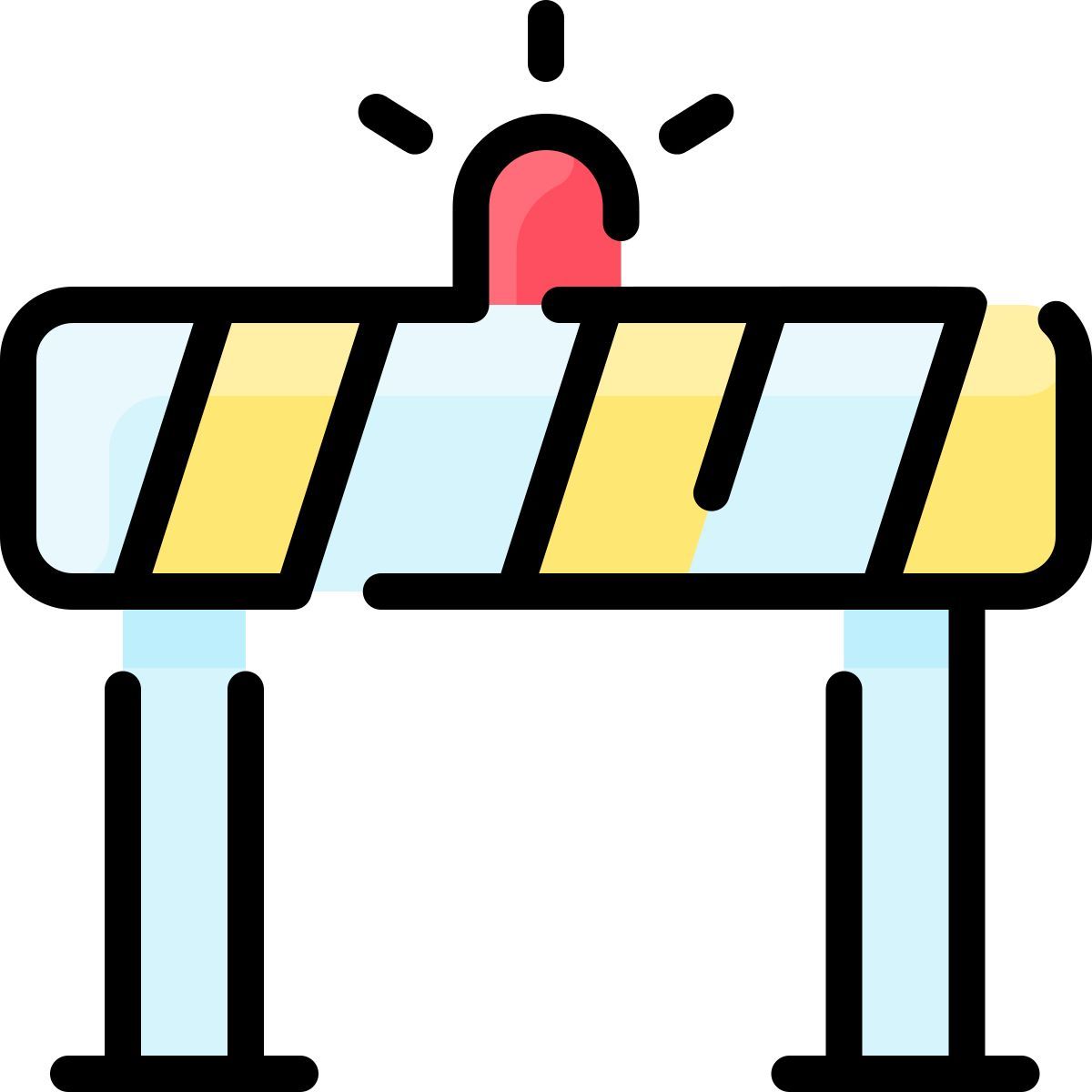 traffic barrier icon