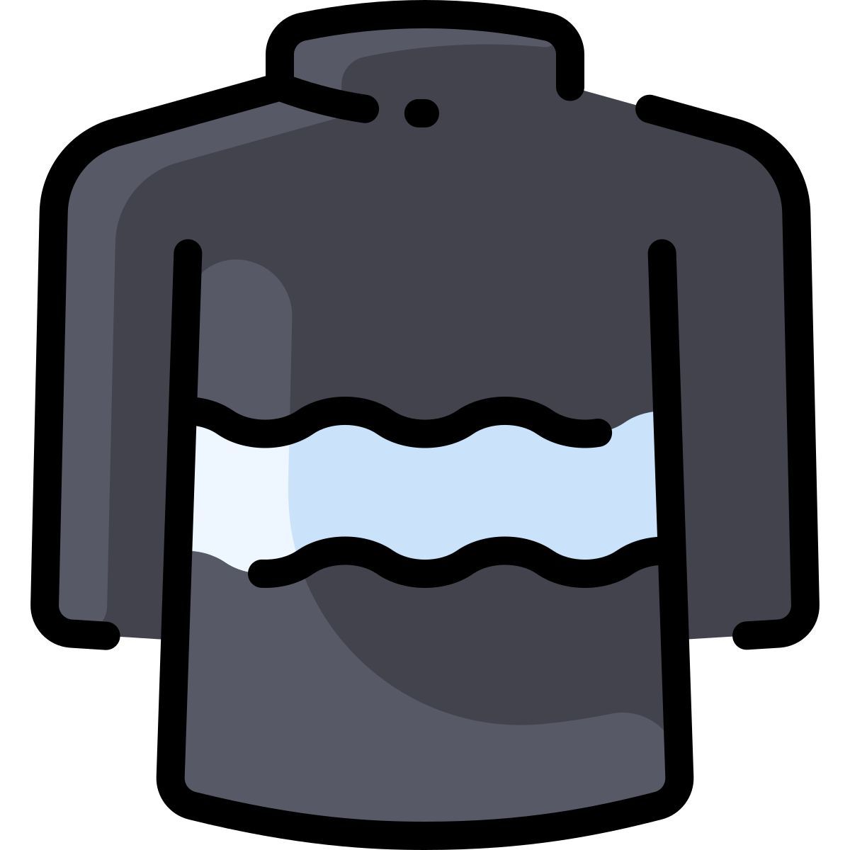 suéter tipo con cuello de tortuga icon
