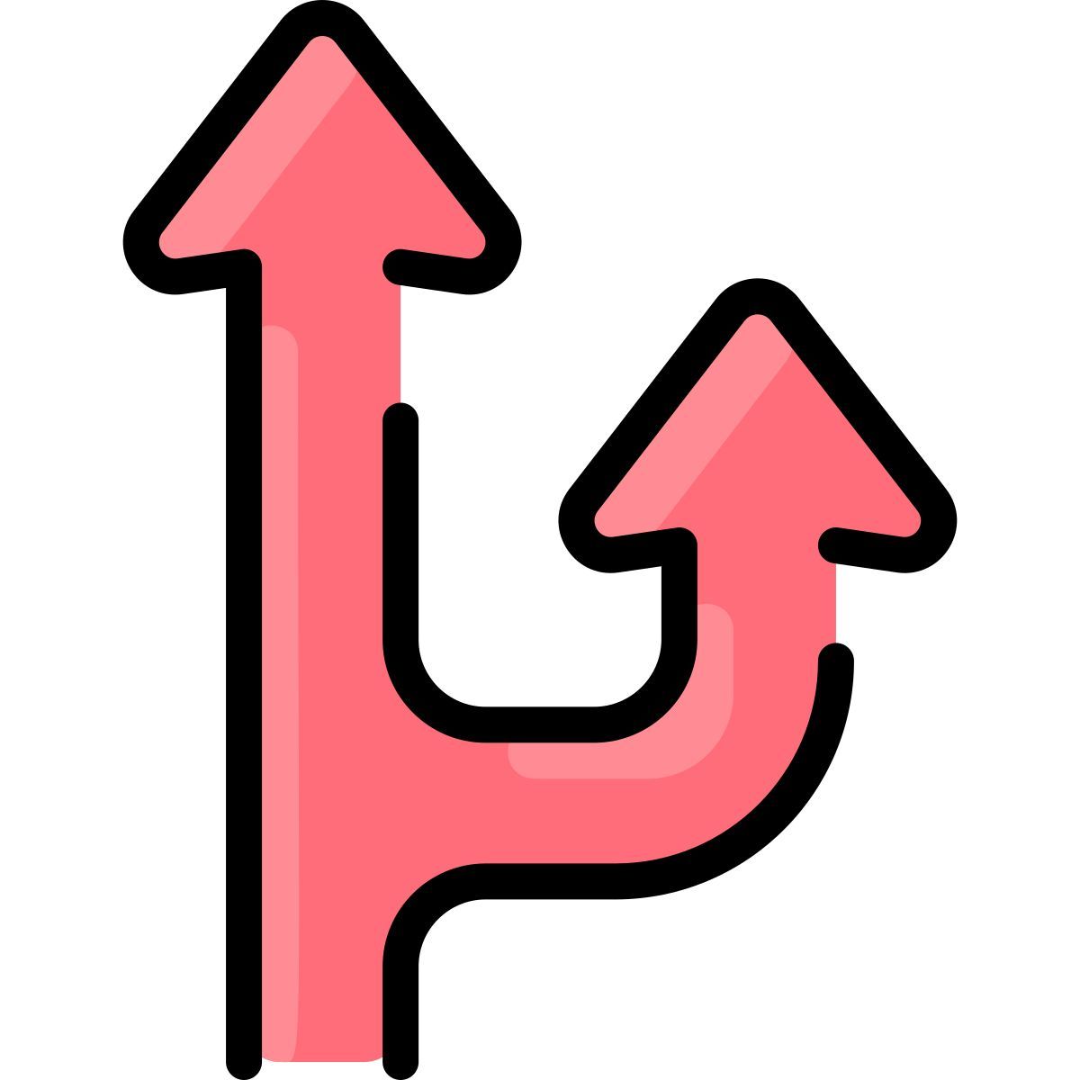 two arrows icon