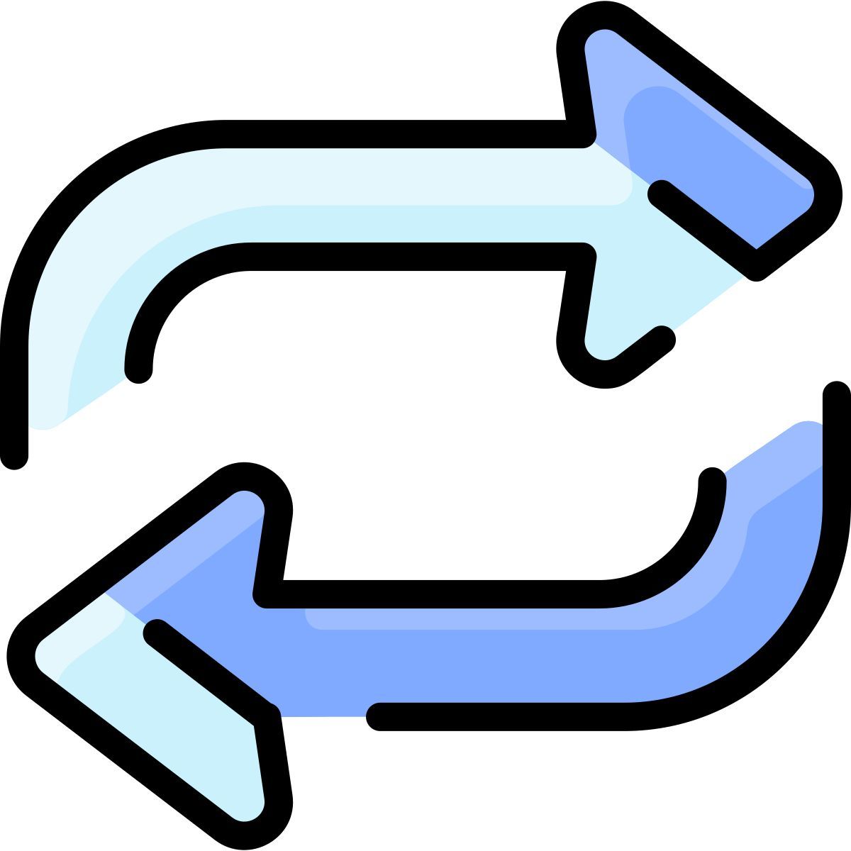two arrows icon