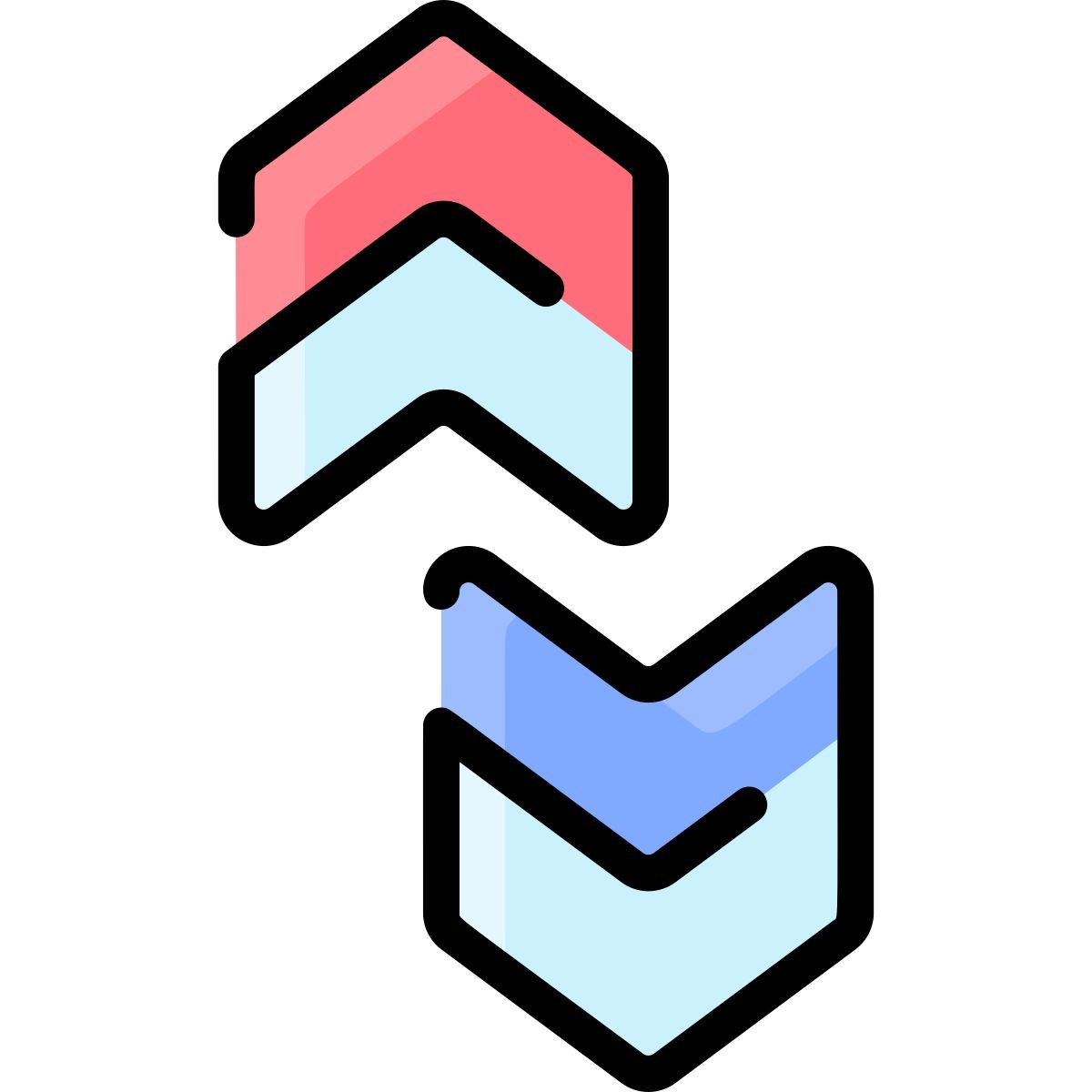 two arrows icon