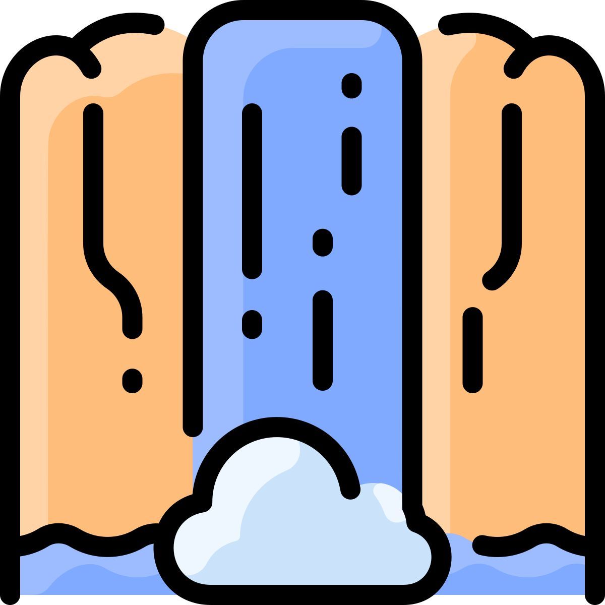 waterfall icon
