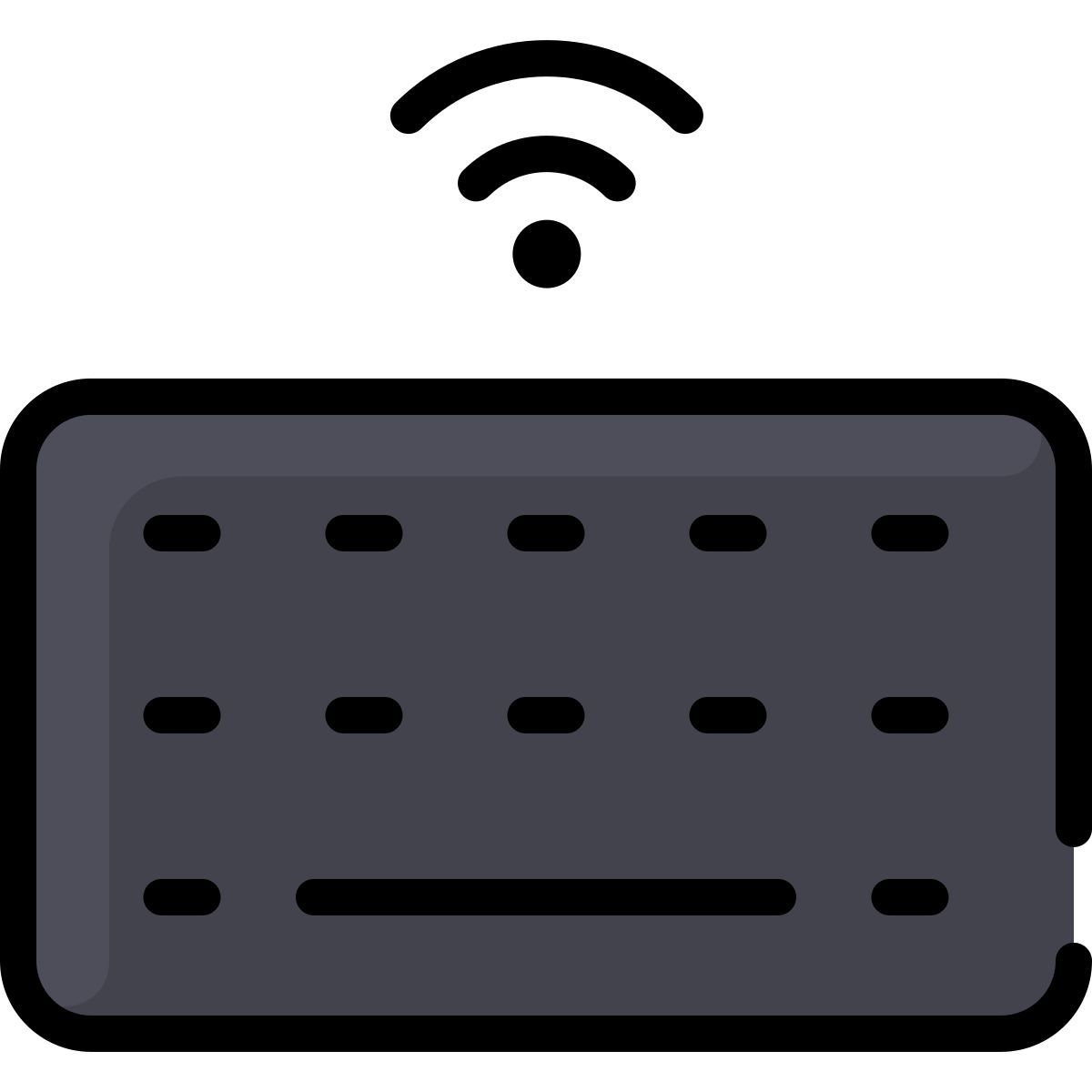 wireless keyboard icon