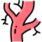 external arteries-anatomy-vitaliy-gorbachev-lineal-color-vitaly-gorbachev icon