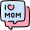 external chat-mother-day-vitaliy-gorbachev-lineal-color-vitaly-gorbachev icon