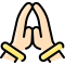 external hands-diwali-vitaliy-gorbachev-lineal-color-vitaly-gorbachev icon