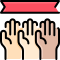 Hands Up icon