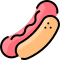 external hotdog-fast-food-vitaliy-gorbachev-lineal-color-vitaly-gorbachev icon