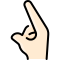 external letter-g-hand-gestures-vitaliy-gorbachev-lineal-color-vitaly-gorbachev icon