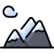 external mountains-snowboarding-vitaliy-gorbachev-lineal-color-vitaly-gorbachev icon