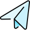 external paper-airplane-back-to-school-vitaliy-gorbachev-lineal-color-vitaly-gorbachev icon