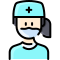 external surgeon-female-profession-vitaliy-gorbachev-lineal-color-vitaly-gorbachev icon
