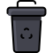 external waste-bin-camping-vitaliy-gorbachev-lineal-color-vitaly-gorbachev icon
