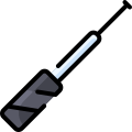 external baton-stick-protest-vitaliy-gorbachev-lineal-color-vitaly-gorbachev icon