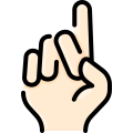 external letter-d-hand-gestures-vitaliy-gorbachev-lineal-color-vitaly-gorbachev icon