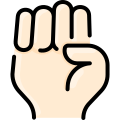 external letter-e-hand-gestures-vitaliy-gorbachev-lineal-color-vitaly-gorbachev icon