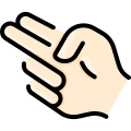 external letter-h-hand-gestures-vitaliy-gorbachev-lineal-color-vitaly-gorbachev icon