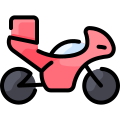 external motorbike-food-delivery-vitaliy-gorbachev-lineal-color-vitaly-gorbachev icon