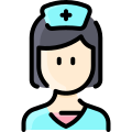 external nurse-female-profession-vitaliy-gorbachev-lineal-color-vitaly-gorbachev icon