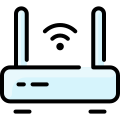 external router-internet-technology-vitaliy-gorbachev-lineal-color-vitaly-gorbachev icon