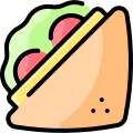 external sandwich-fast-food-vitaliy-gorbachev-lineal-color-vitaly-gorbachev icon